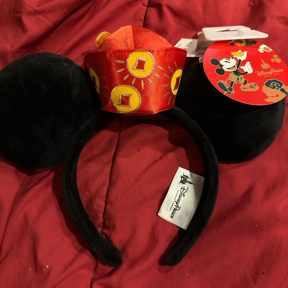 NWT Disneyland Parks Ears Headband ( Chinese New Years Limited)